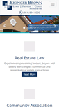 Mobile Screenshot of eisingerlaw.com